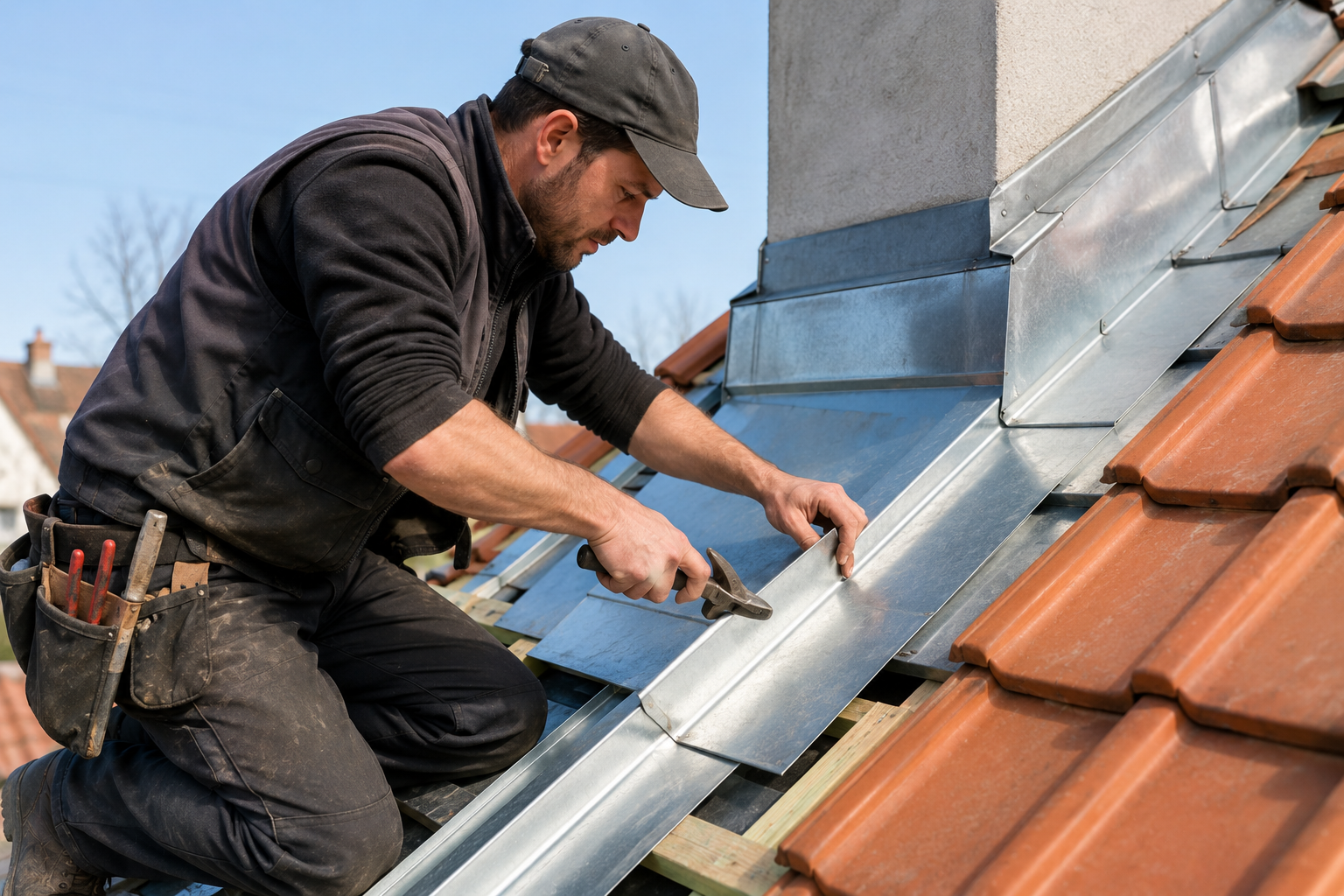 Artisan couvreur Sadou Couverture en intervention